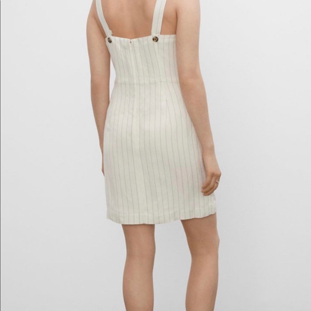Club Monaco Mini Striped Linen Dress